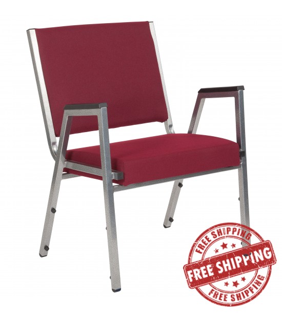 Flash Furniture XU-DG-60443-670-1-BY-GG HERCULES Series 1500 lb. Rated Burgundy Antimicrobial Fabric Bariatric Medical Reception Arm Chair Flash Furniture XU-DG-60443-670-1-BY-GG HERCULES Series 1500 lb. Rated Burgundy Antimicrobial Fabric Bariatric Medical Reception Arm Chair